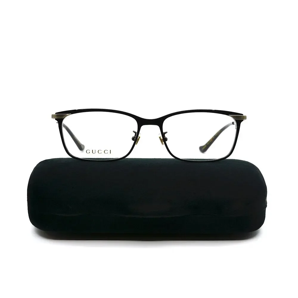 NEW GUCCI GG1130OJ 001 TITANIUM BLACK AUTHENTIC EYEGLASSES FRAME